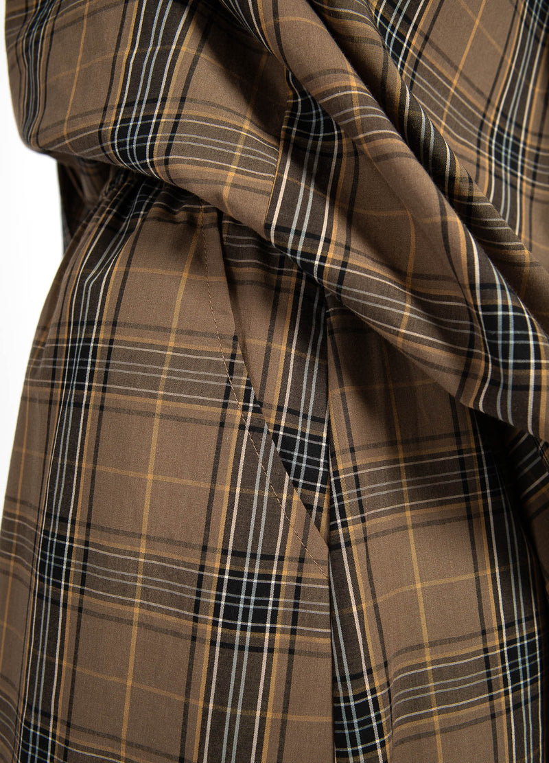 CC Heart CC HEART ALIA LOSSE BLOUSE Shirt/Blouse Golden brown check - 793