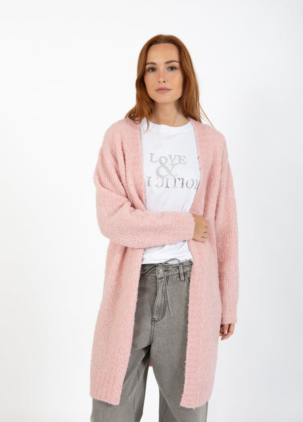 CC Heart CC HEART AMAYA LANG GEBREID VEST Knitwear Winter Rose - 649