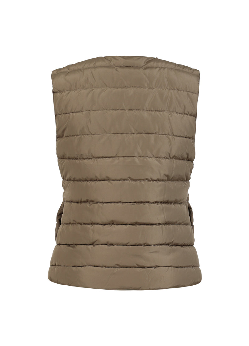 CC Heart CC HEART ASTA GEWATTEERD VEST Outerwear Sand olive - 406