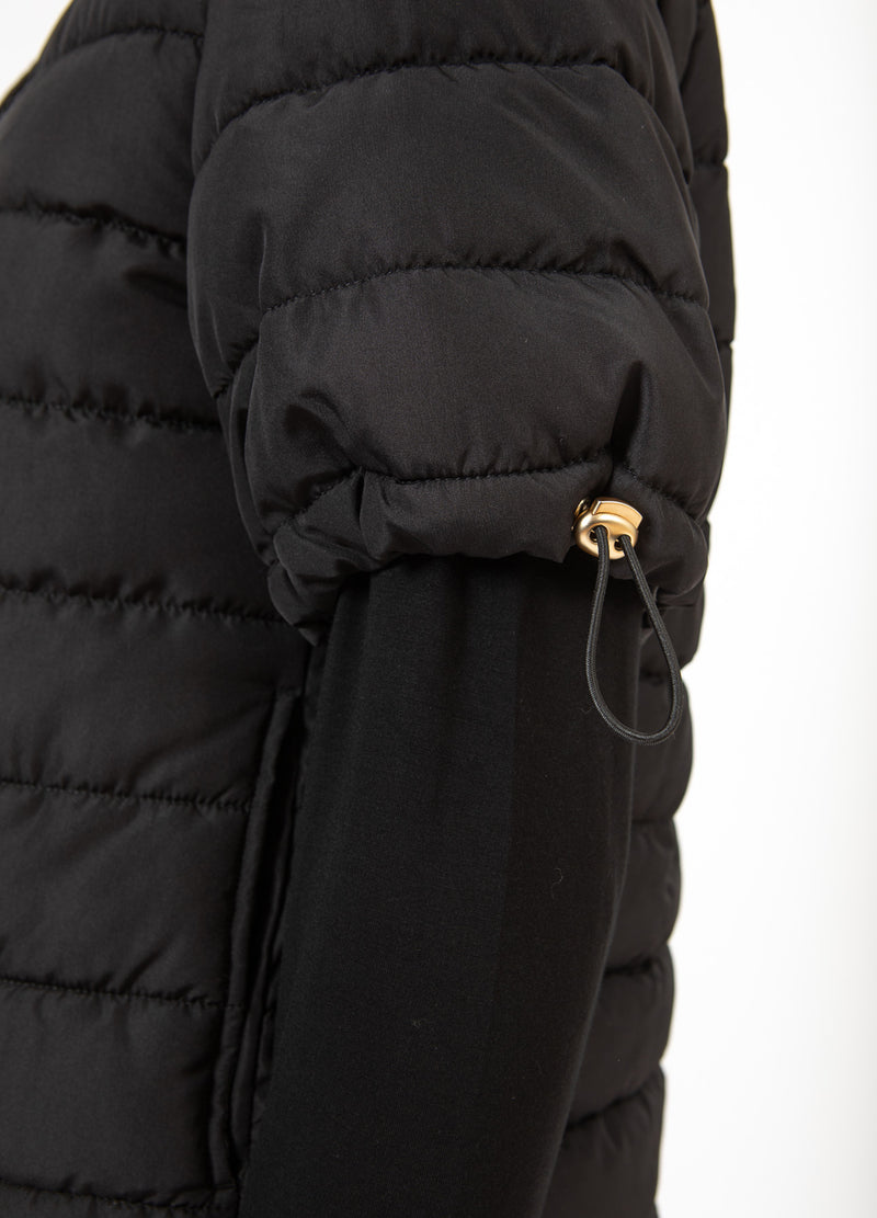 CC Heart CC HEART ASTA QUILTED KORTE MOUW JAS Outerwear Black - 100