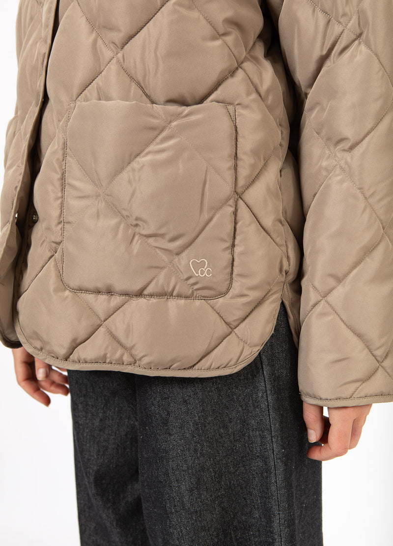 CC Heart CC HEART ASTA QUILTED LOOSE JACKET Outerwear Sand - 251