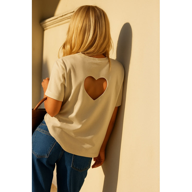 Coster Copenhagen CC HEART BEA SWEATBLOUSE Shirt/Blouse Off white - 201