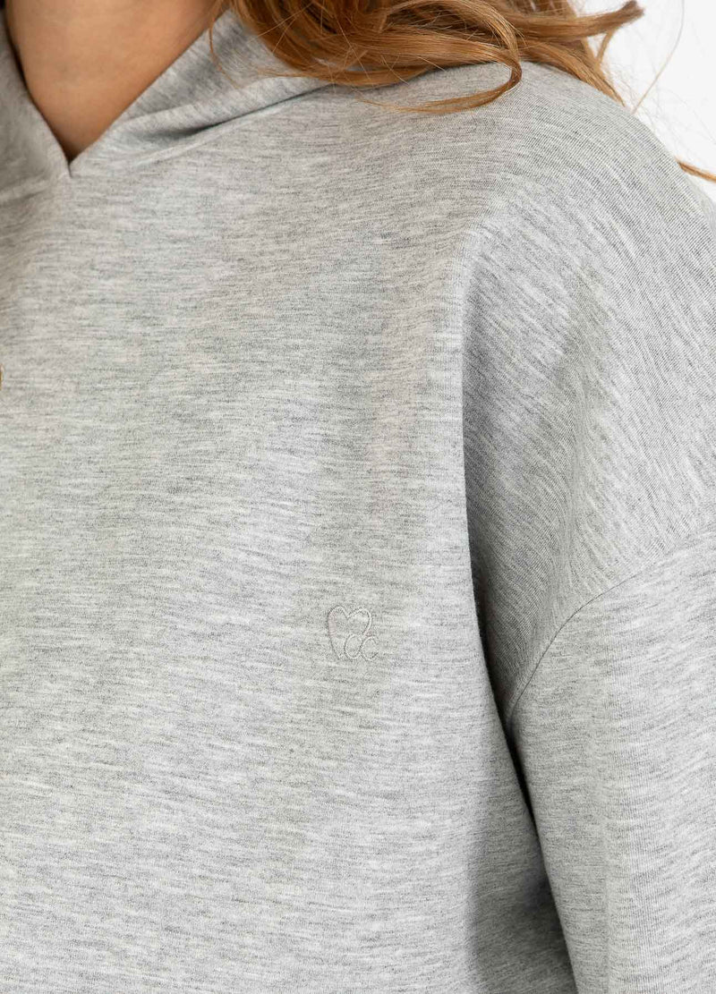 CC Heart CC HEART BILLIE SWEAT HOODIE Shirt/Blouse Light grey melange - 129