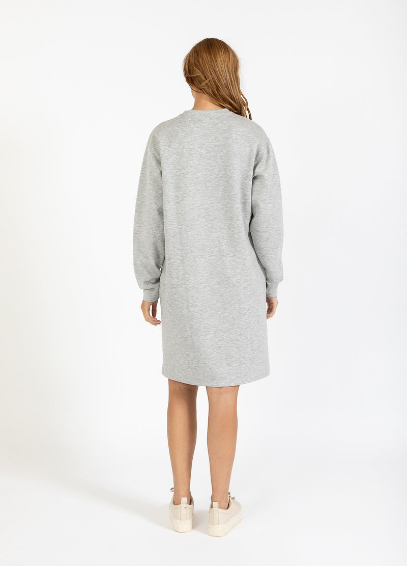 CC Heart CC HEART BILLIE SWEAT JURK Dress Light grey melange - 129