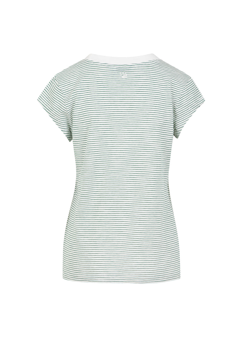 CC Heart CC HEART ELLEN STREEP KORTE MOUWEN T-SHIRT T-Shirt Green stripe - 447