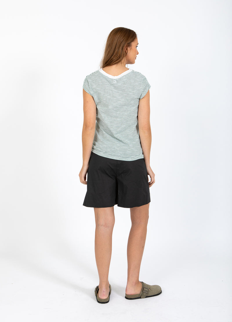 CC Heart CC HEART ELLEN STREEP KORTE MOUWEN T-SHIRT T-Shirt Green stripe - 447