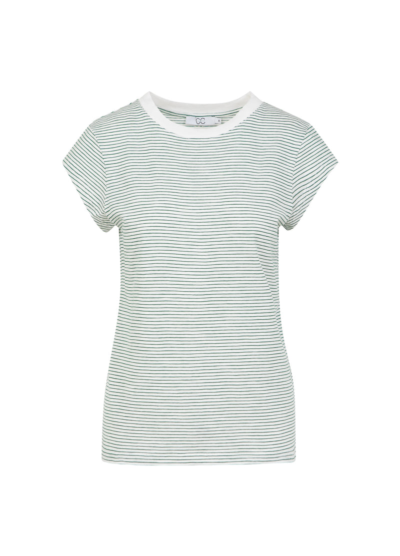 CC Heart CC HEART ELLEN STREEP KORTE MOUWEN T-SHIRT T-Shirt Green stripe - 447