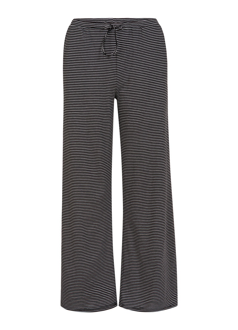 CC Heart CC HEART ELYSE LOSSE JERSEY BROEK Pants Black/white stripe - 102