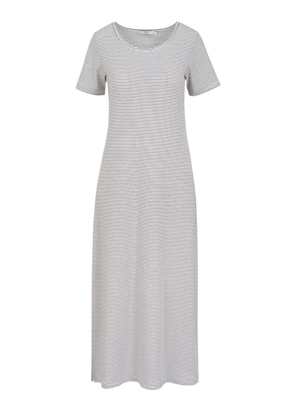 CC Heart CC HEART ELYSE LOSSE JURK Dress White/black stripe - 269