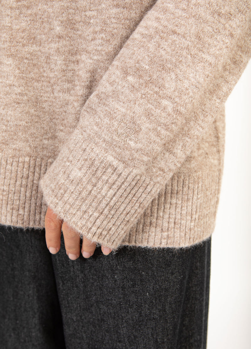 CC Heart CC HEART EMERIE POLO TRUI Knitwear Sand melange - 261