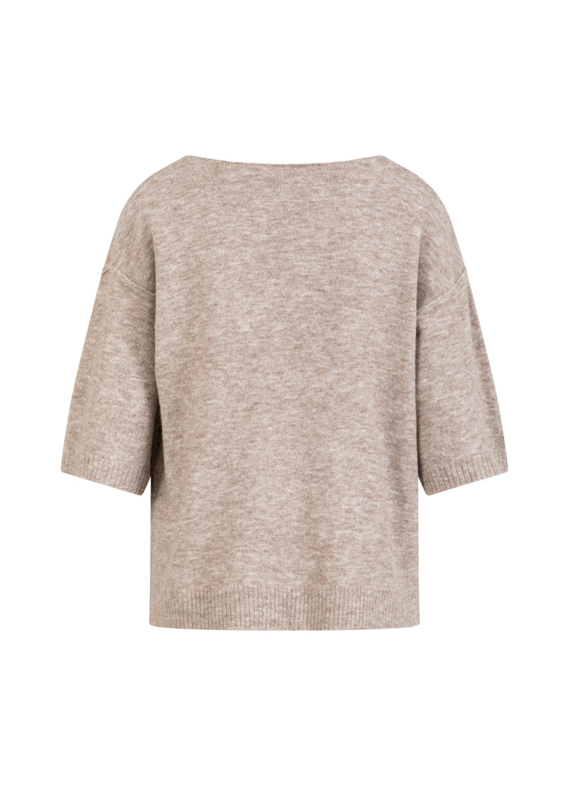CC Heart CC HEART EMERIE V-HALS TRUI Knitwear Sand melange - 261