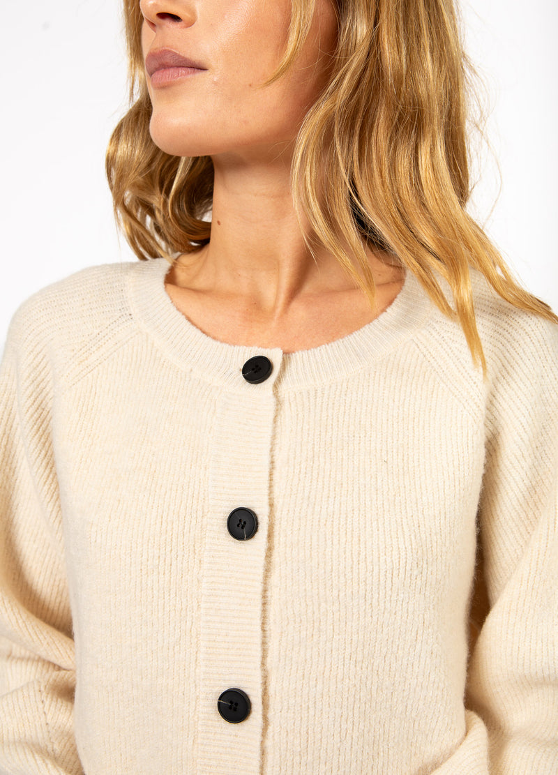 CC Heart CC HEART EMMA O-NECK GEBREIDE VEST Knitwear Creme - 241