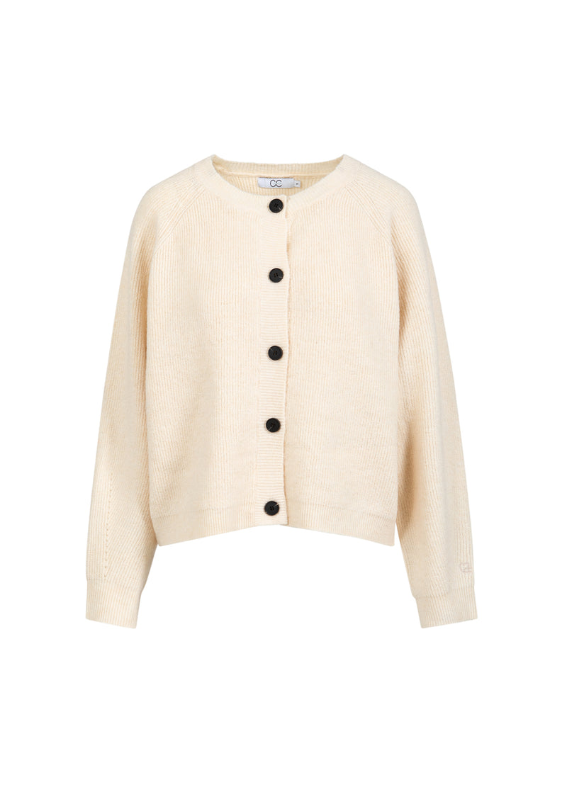 CC Heart CC HEART EMMA O-NECK GEBREIDE VEST Knitwear Creme - 241