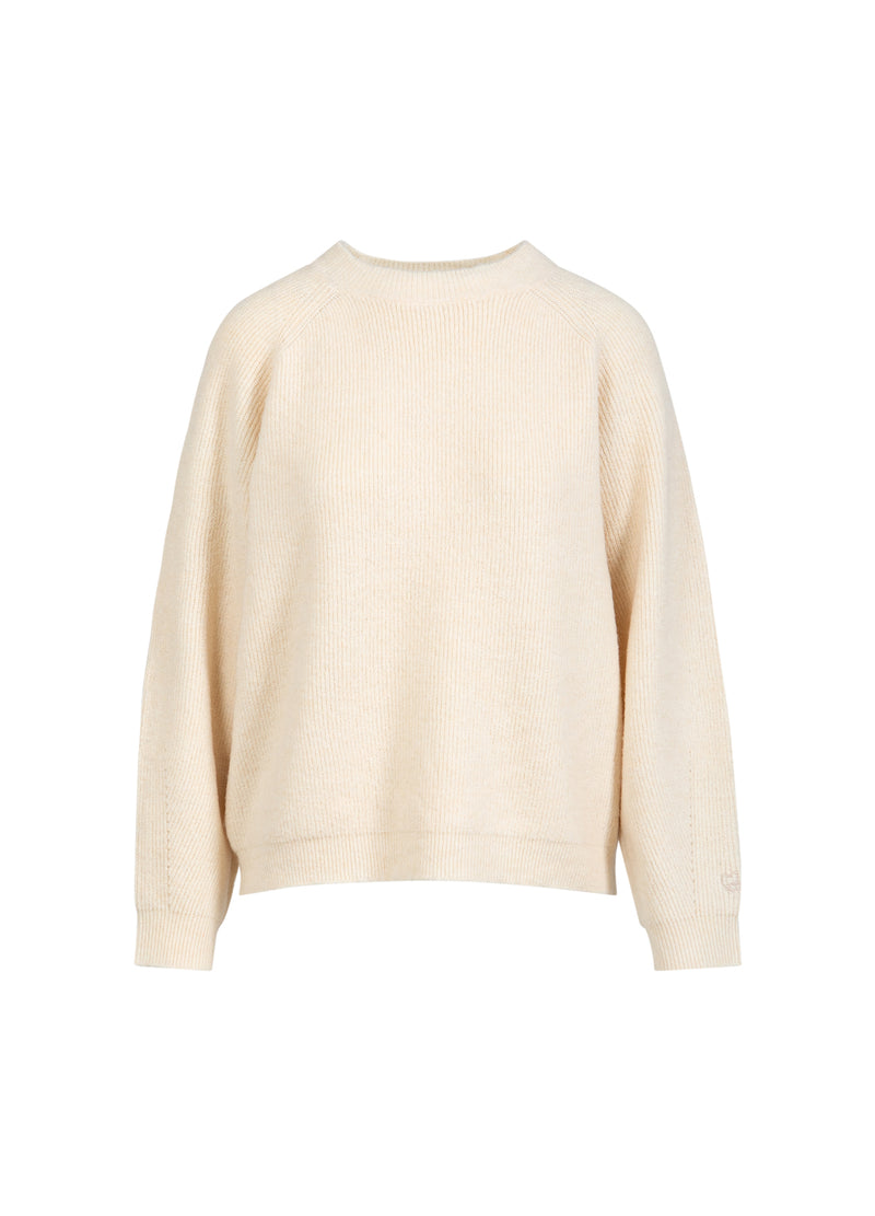CC Heart CC HEART EMMA O-NECK TRUI Knitwear Creme - 241