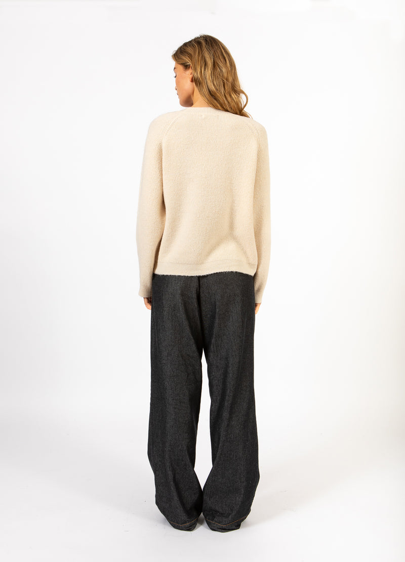 CC Heart CC HEART EMMA O-NECK TRUI Knitwear Creme - 241