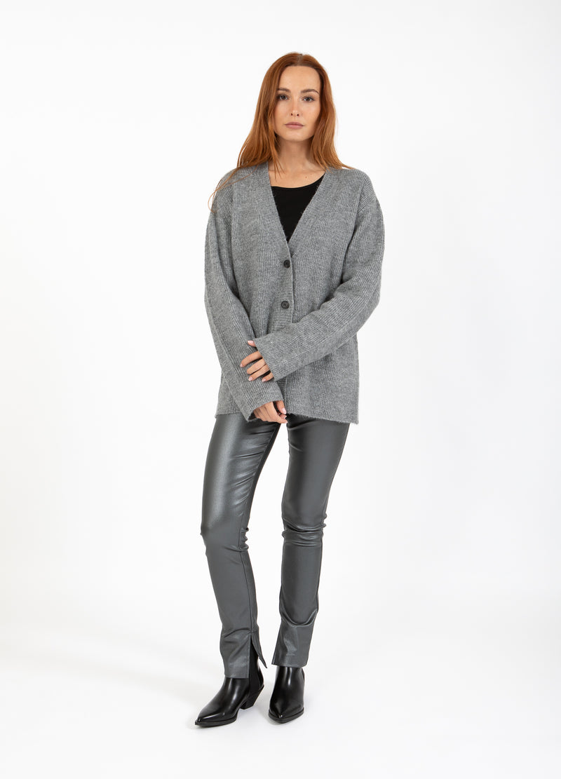 CC Heart CC HEART EMMA V-HALS VEST Knitwear Dark Grey Melange - 128
