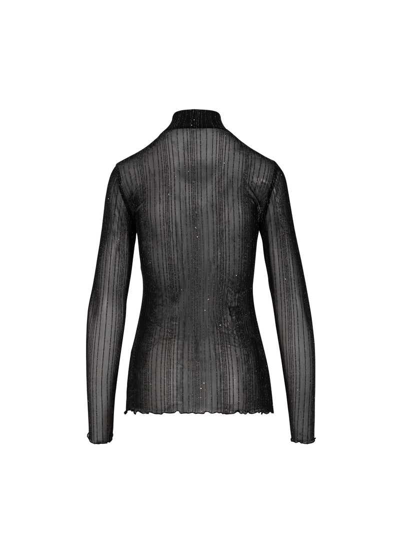 CC Heart CC HEART EVE MESH COLTRUI Shirt/Blouse Black glitter - 100