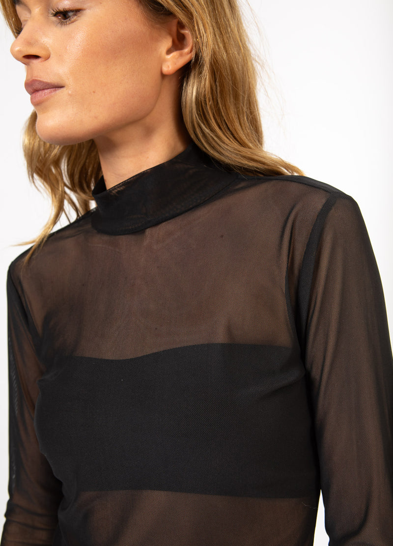CC Heart CC HEART EVE MESH COLTRUI Shirt/Blouse Black - 100