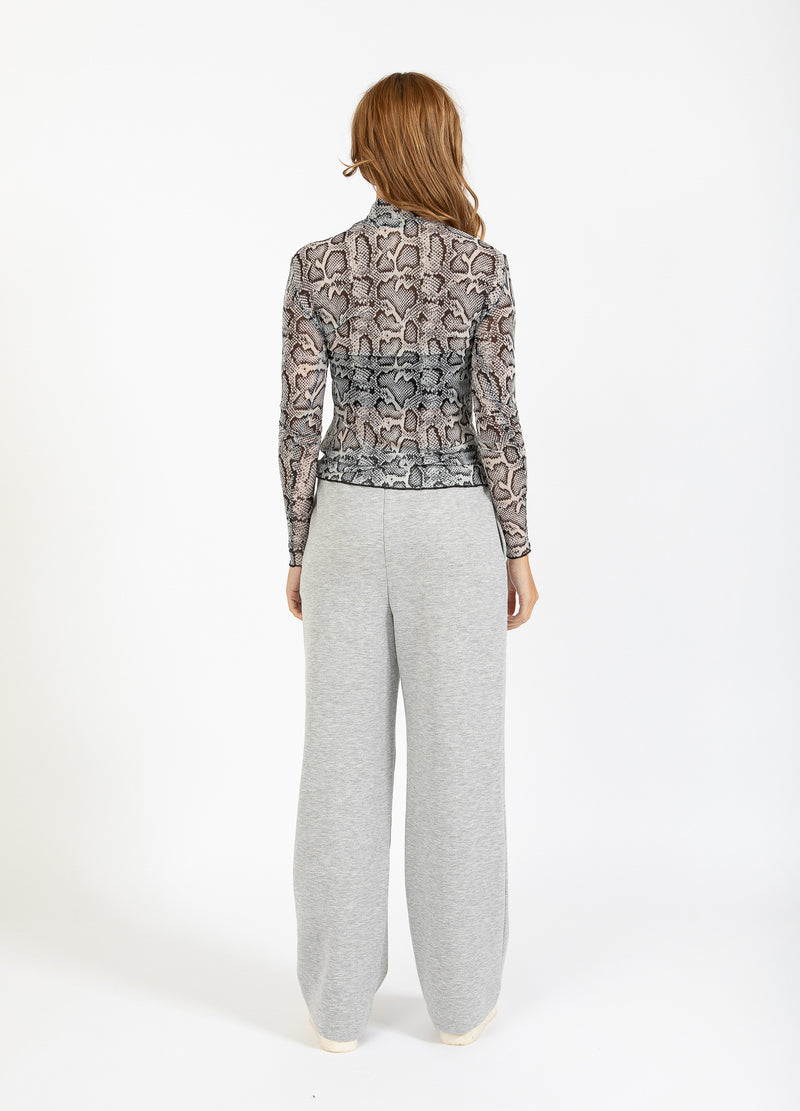 CC Heart CC HEART EVE MESH COLTRUI Shirt/Blouse White snake print - 270