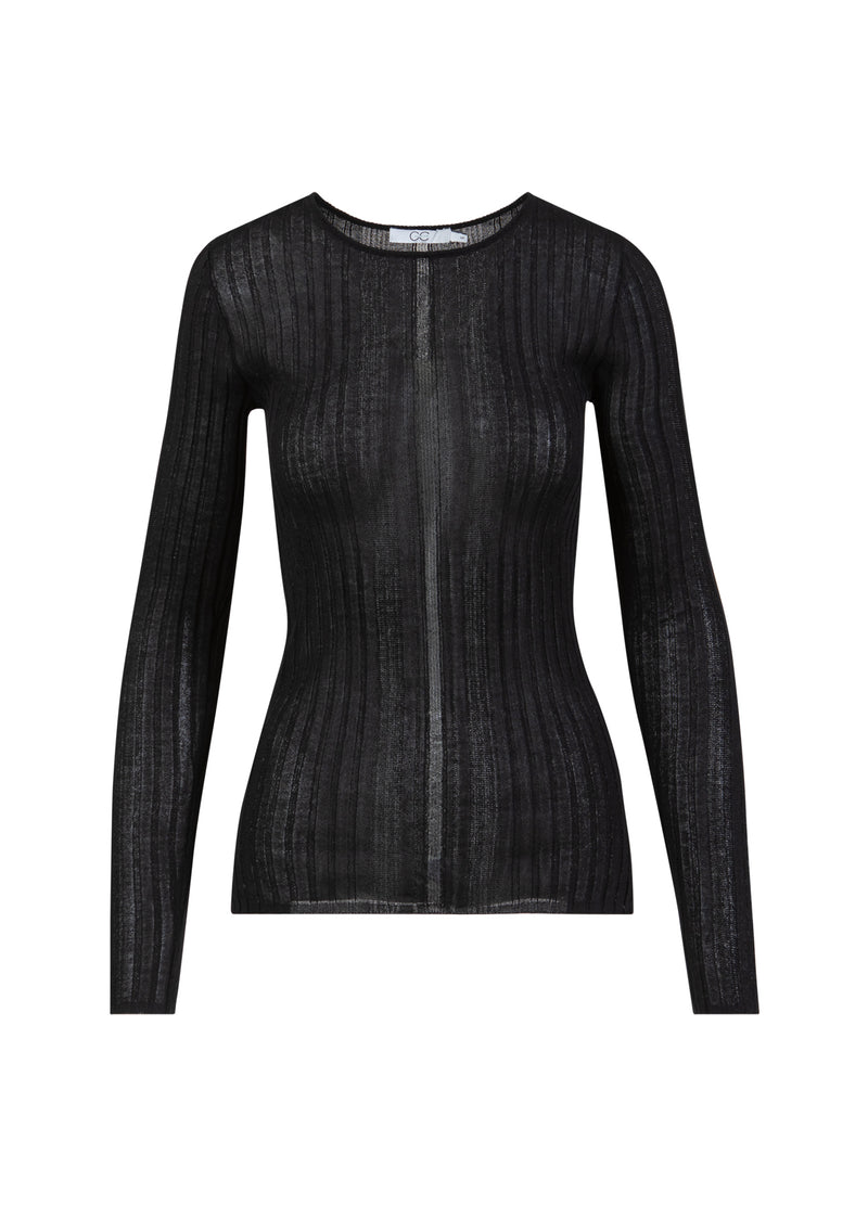 CC Heart CC HEART GRACE FINE GEBREIDE BLOES Knitwear Black - 100