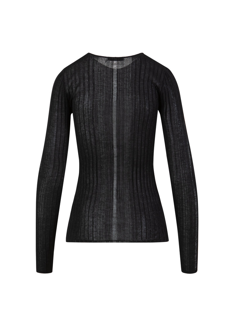 CC Heart CC HEART GRACE FINE GEBREIDE BLOES Knitwear Black - 100