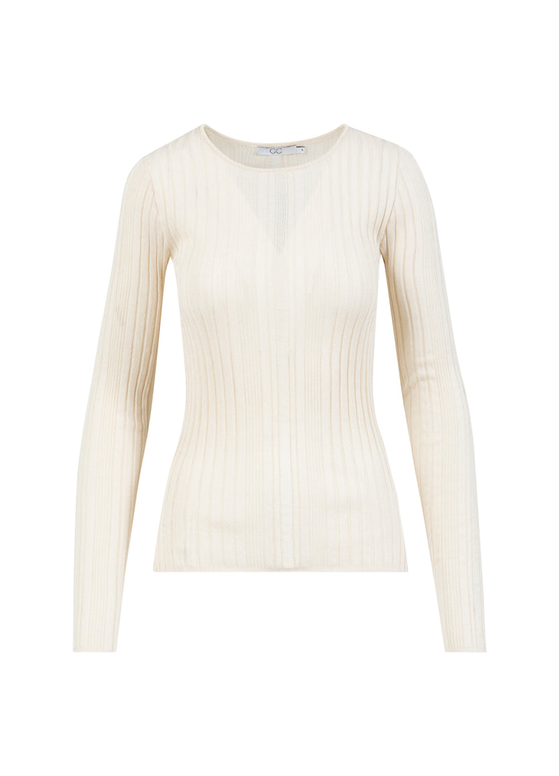 CC Heart CC HEART GRACE FINE GEBREIDE BLOES Knitwear Cream - 351