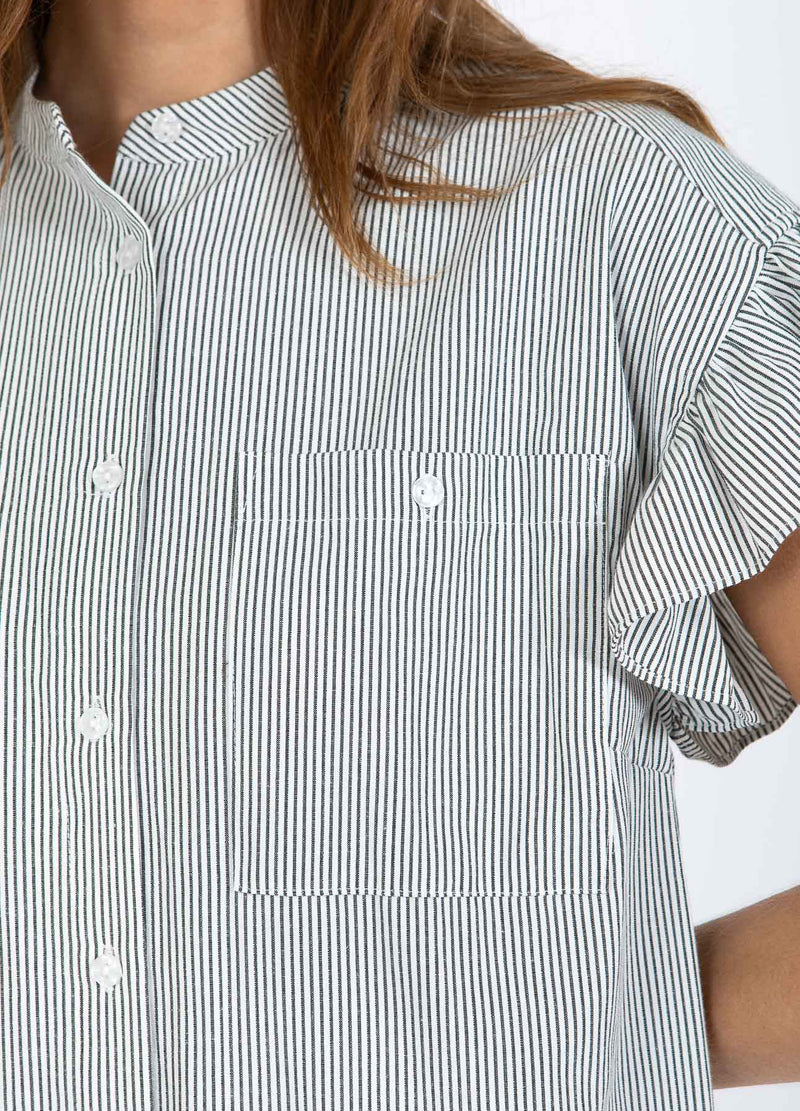 CC Heart CC HEART GWEN SHIRTJURK Dress Black stripe - 107
