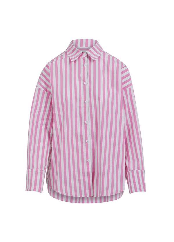 CC Heart   CC HEART HARPER OVERSIZED SHIRT MET STREPEN Shirt/Blouse Pink stripes - 907