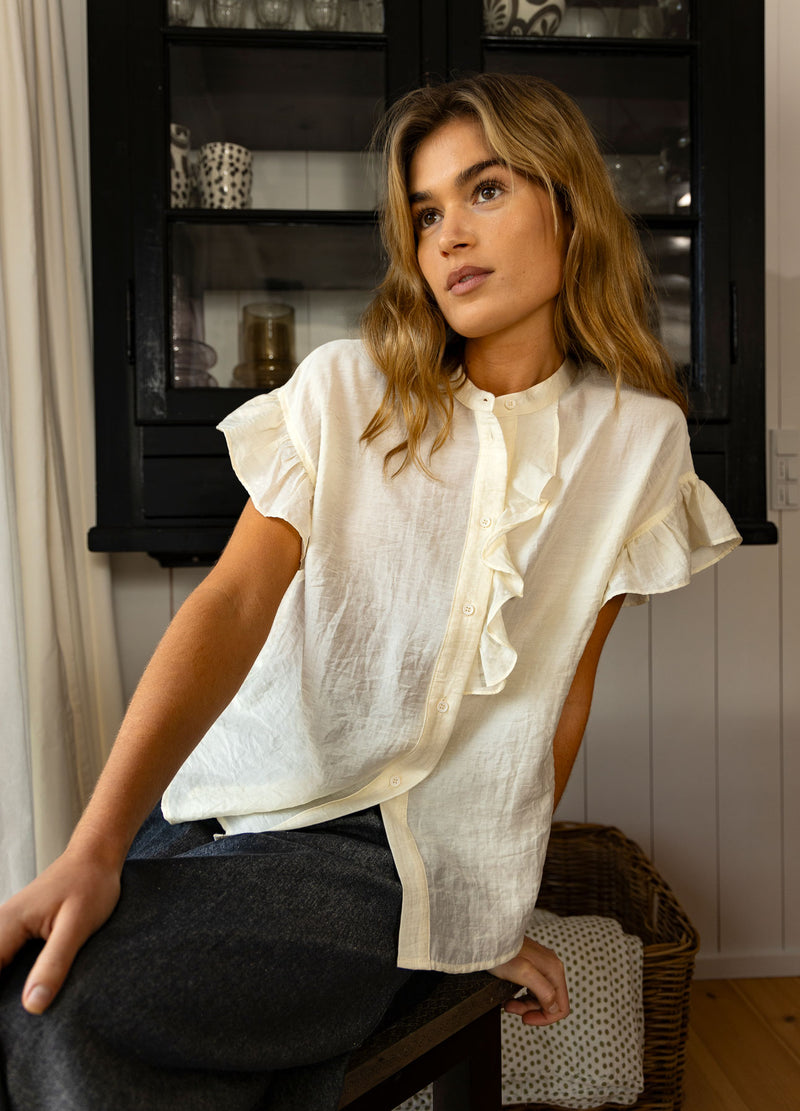 CC Heart CC HEART HAZEL GIERT SHIRT BLOES Shirt/Blouse Creme - 241