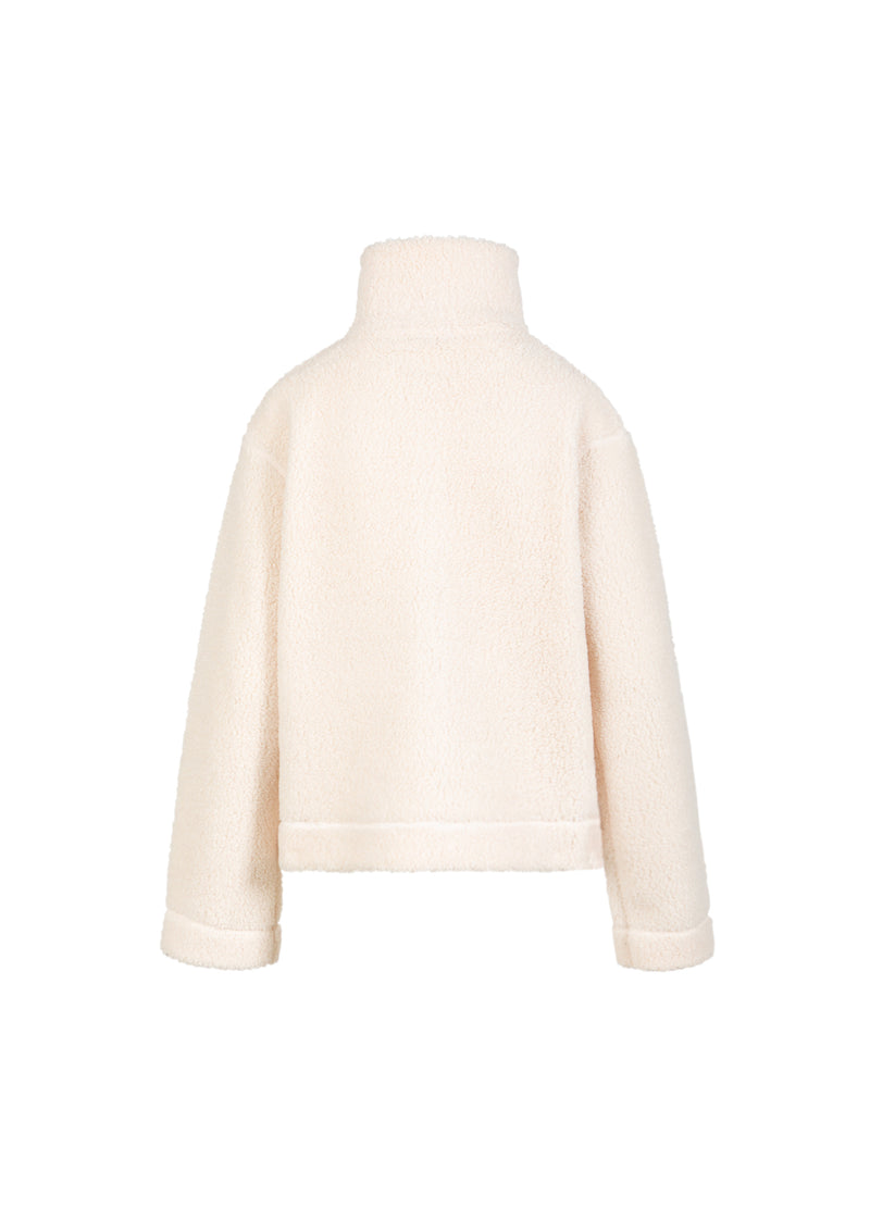 CC Heart CC HEART JAMIE FLEECE RITSSLUITING TRUI Outerwear Off White - 202