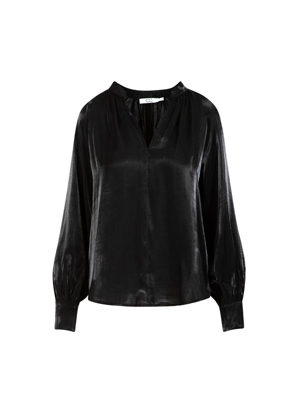CC Heart CC HEART JOLIE BLOUSE MET PLOOITJES Shirt/Blouse Black - 100