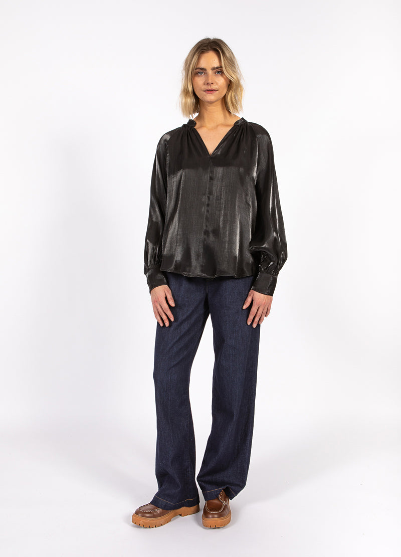 CC Heart CC HEART JOLIE BLOUSE MET PLOOITJES Shirt/Blouse Black - 100
