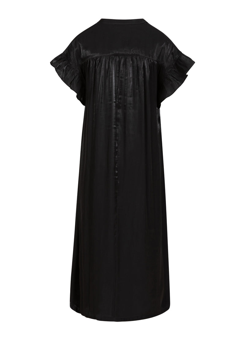 CC Heart CC HEART JOLIE METALLIC JURK MET PLOOIEN Dress Black - 100