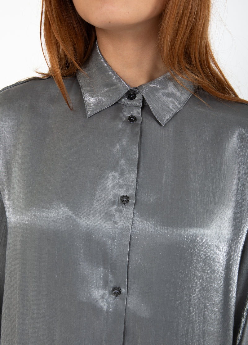CC Heart CC HEART JOLIE METALLIC SHIRT Shirt/Blouse Dark silver - 169
