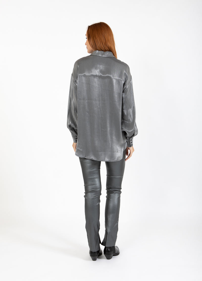 CC Heart CC HEART JOLIE METALLIC SHIRT Shirt/Blouse Dark silver - 169