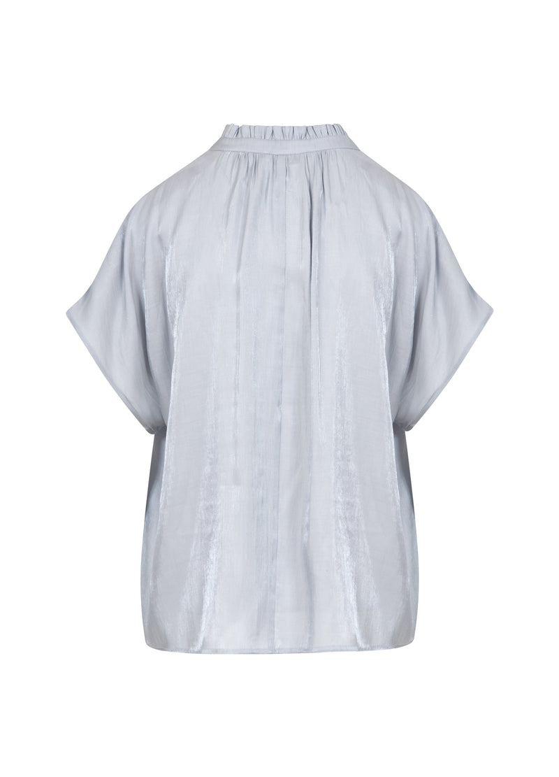 CC Heart CC HEART JOLIE METALLIC TOP MET PLOOIEN Shirt/Blouse Grey blue - 125