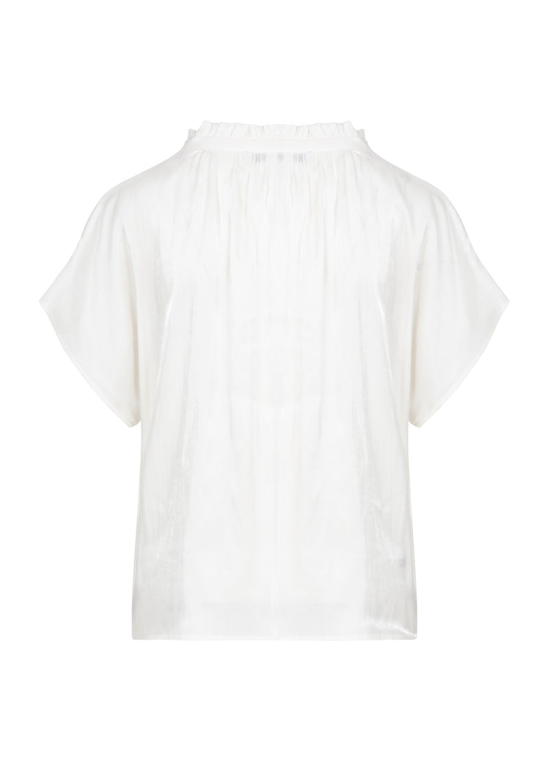 CC Heart CC HEART JOLIE METALLIC TOP MET PLOOIEN Shirt/Blouse White - 200