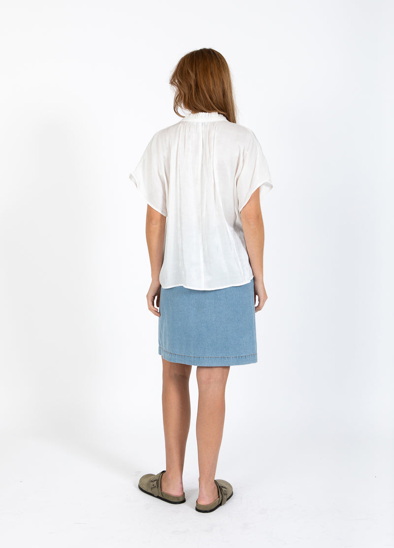 CC Heart CC HEART JOLIE METALLIC TOP MET PLOOIEN Shirt/Blouse White - 200