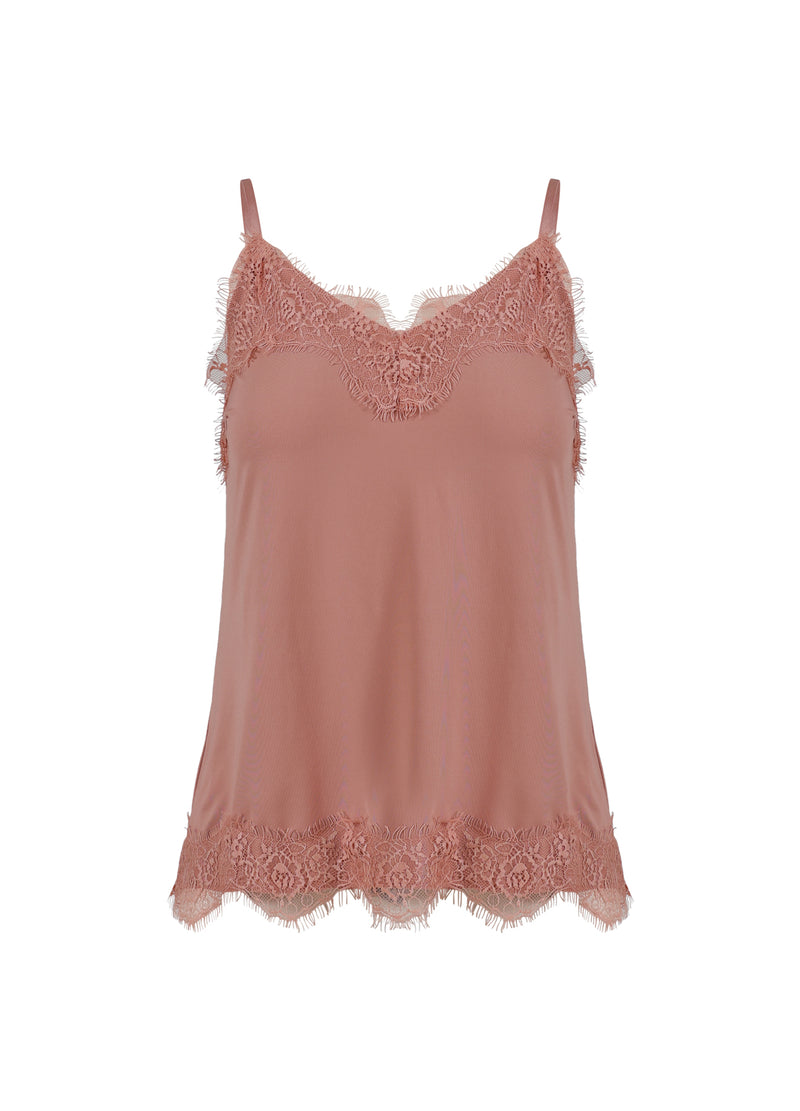 CC Heart CC HEART KANTENTOP Top - Short sleeve Rose clay - 623