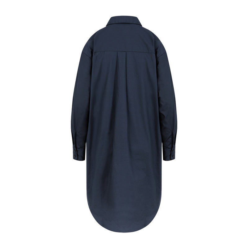 CC Heart CC HEART KIARA LANG OVERHEMD JURK Dress Navy - 563