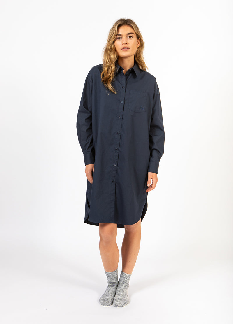 CC Heart CC HEART KIARA LANG OVERHEMD JURK Dress Navy - 563