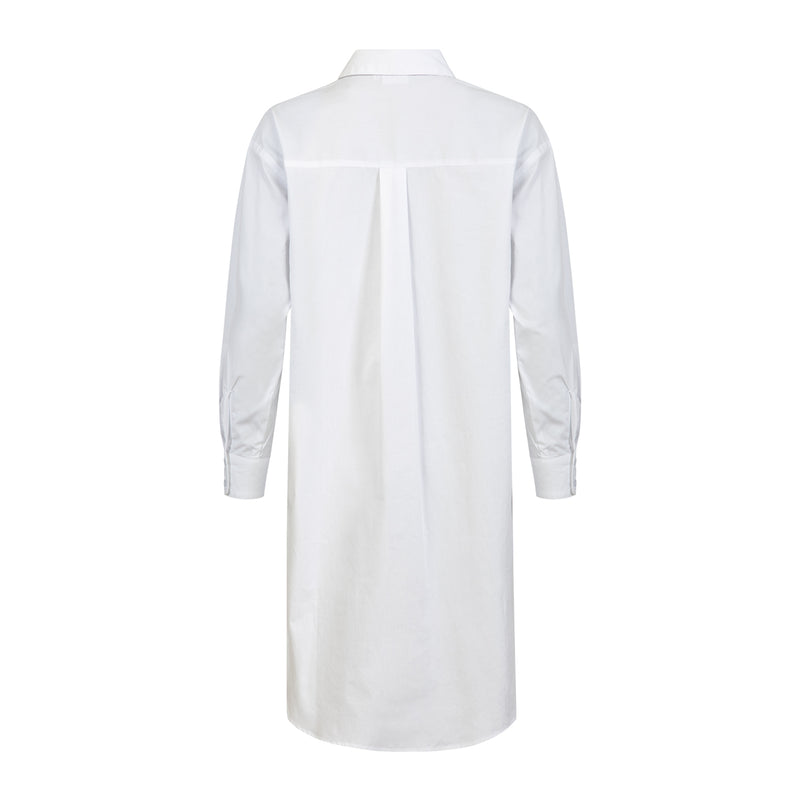 CC Heart CC HEART KIARA LANG OVERHEMD JURK Dress White - 200