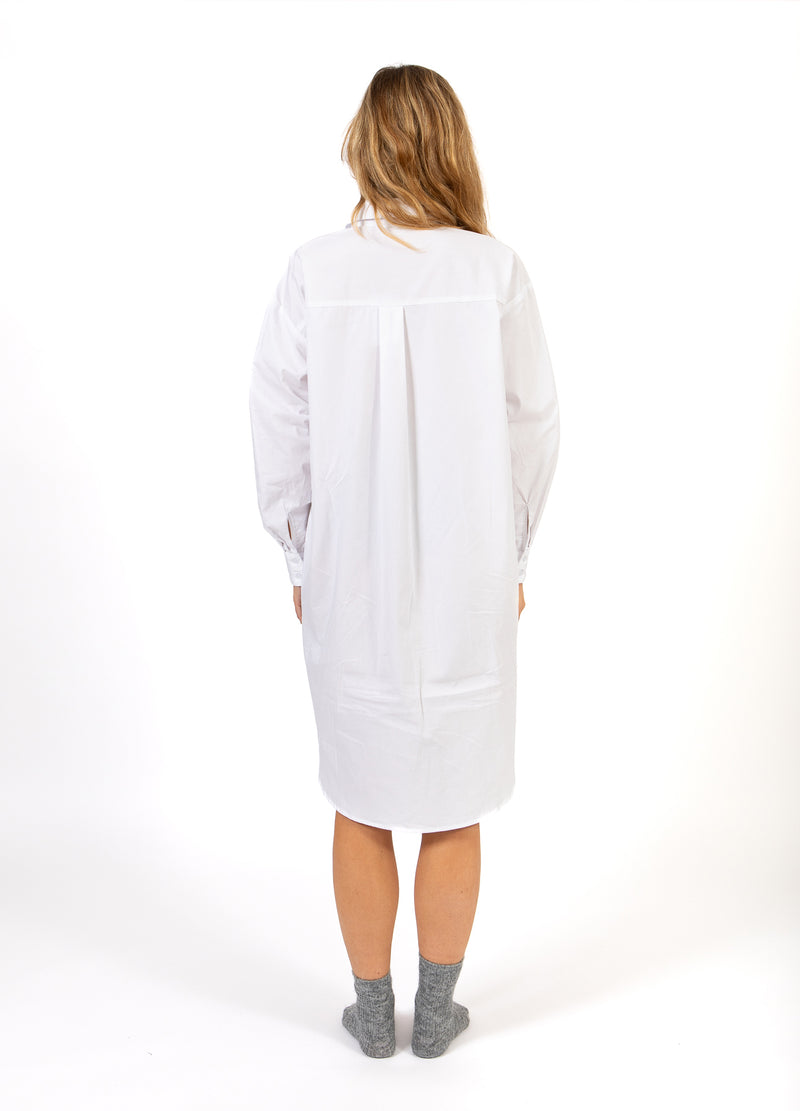 CC Heart CC HEART KIARA LANG OVERHEMD JURK Dress White - 200