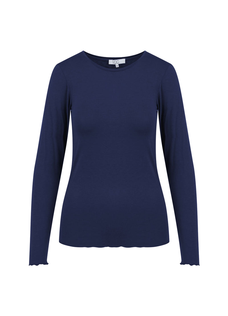 CC Heart CC HEART LANGE MOUWEN TOP Shirt/Blouse Navy - 563