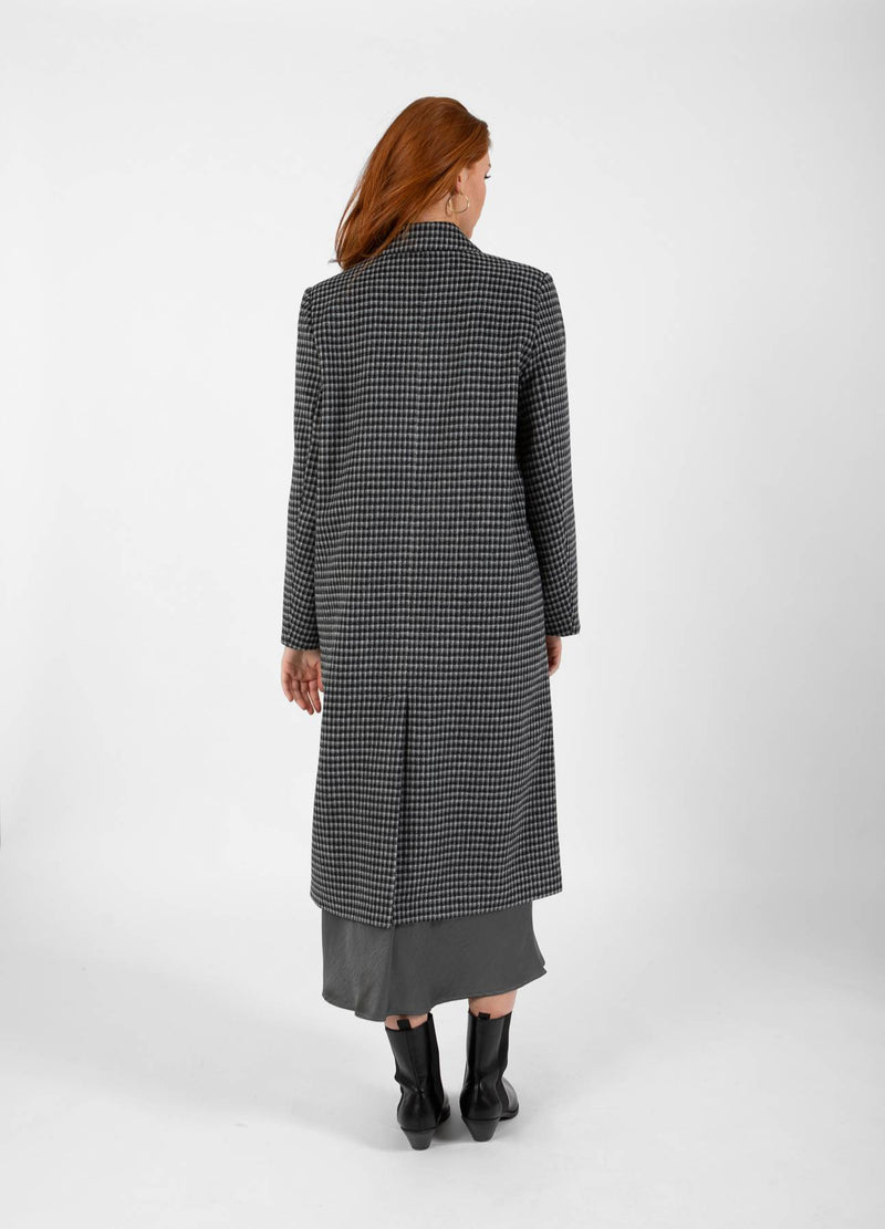 CC Heart CC HEART LEA KLASSIEKE LANGE JAS Outerwear Grey/black check - 156