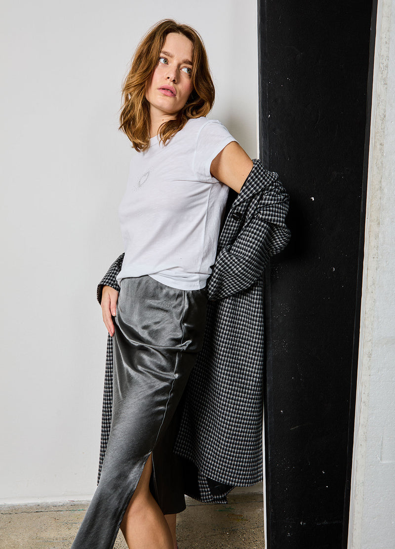 CC Heart CC HEART LEA KLASSIEKE LANGE JAS Outerwear Grey/black check - 156