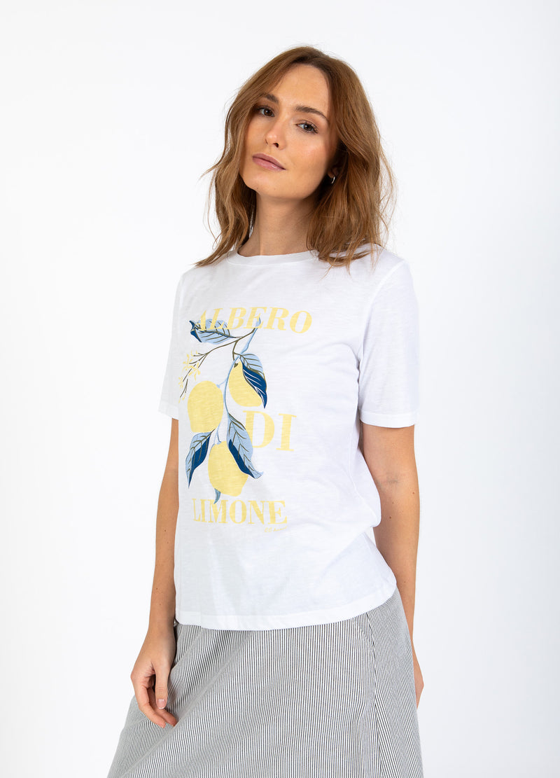 CC Heart CC HEART LEMON TEE - MIDDELSTE MOUW T-Shirt White - 200