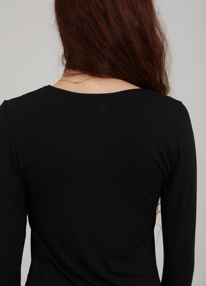 CC Heart CC HEART LANGE MOUWEN TOP Shirt/Blouse Black - 100