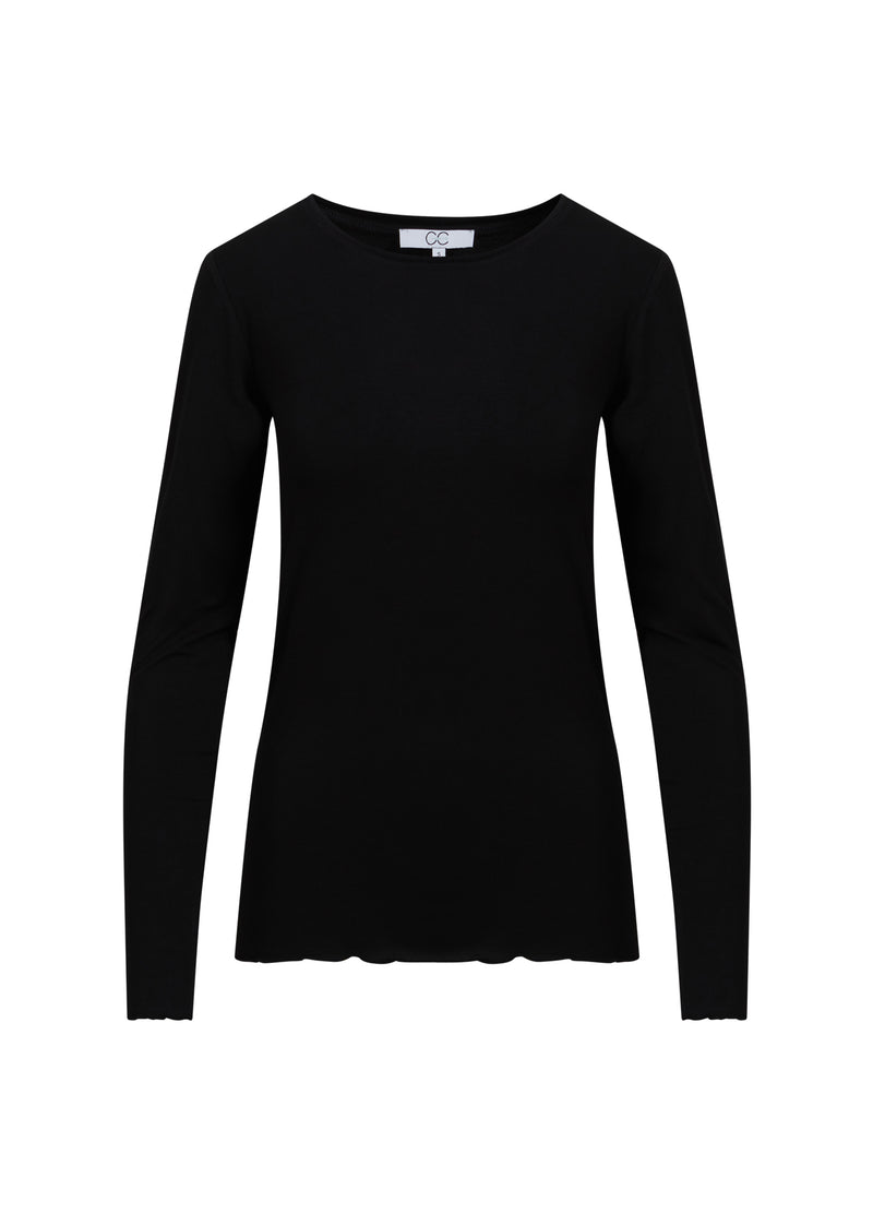 CC Heart CC HEART LANGE MOUWEN TOP Shirt/Blouse Black - 100