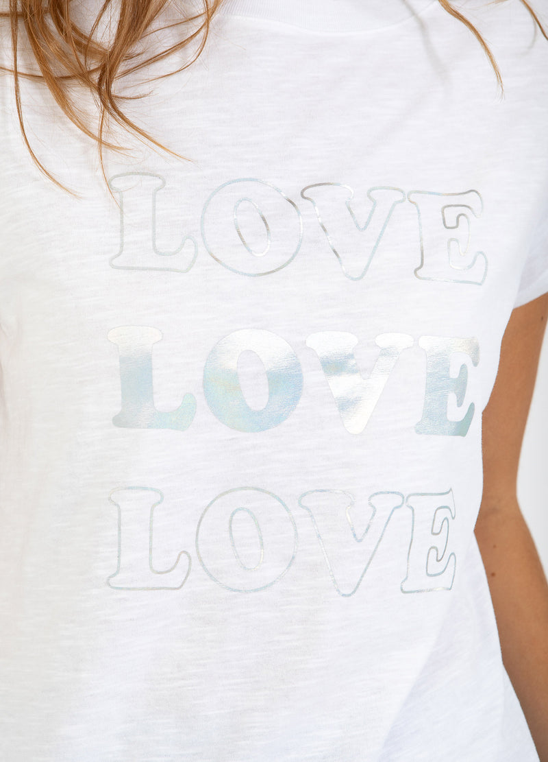 CC Heart CC HEART LOVE T-SHIRT - KAPMOUW T-Shirt White - 200